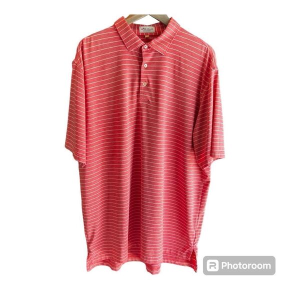 Men’s Peter Millar Summer Comfort Striped Polo XL - Picture 1 of 4